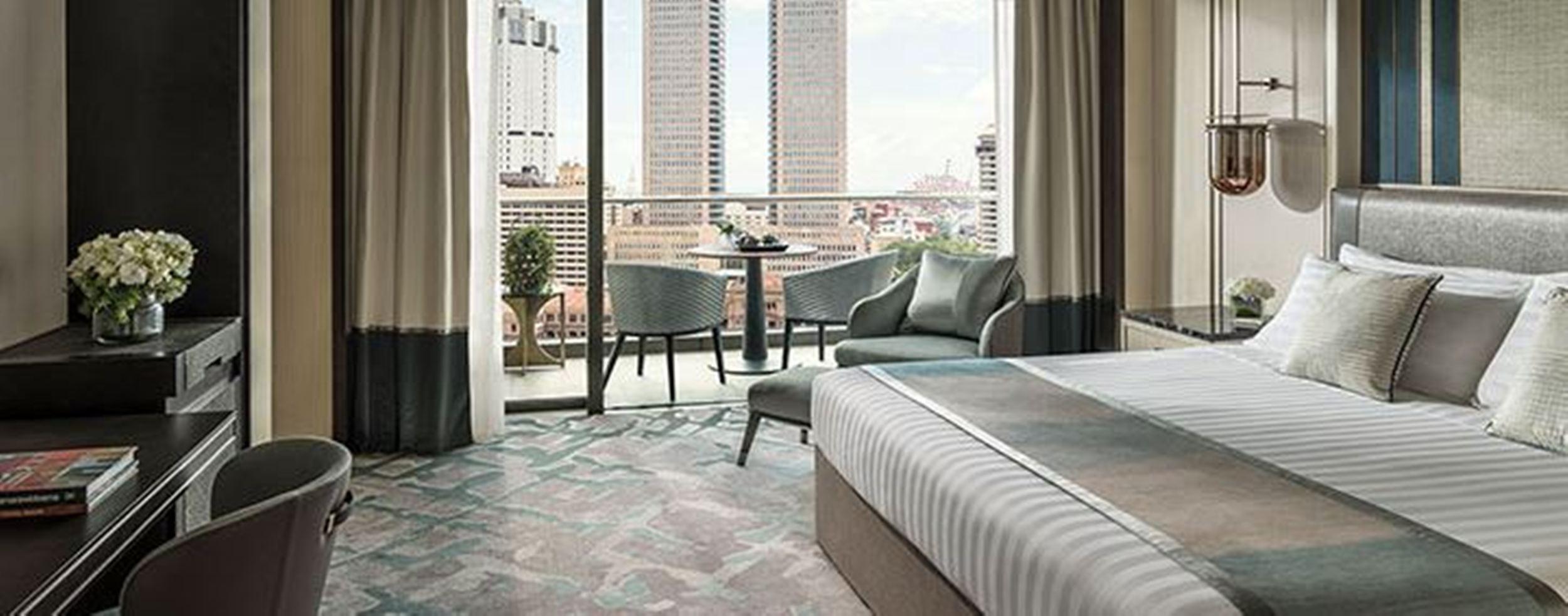 Shangri-La โคลอมโบ ภายนอก รูปภาพ A guest room at the hotel