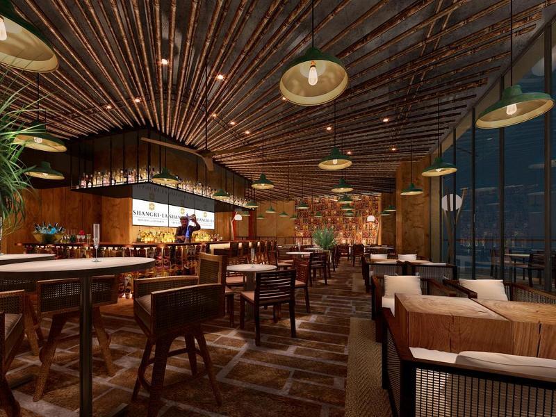Shangri-La โคลอมโบ ภายนอก รูปภาพ The interior of the restaurant
