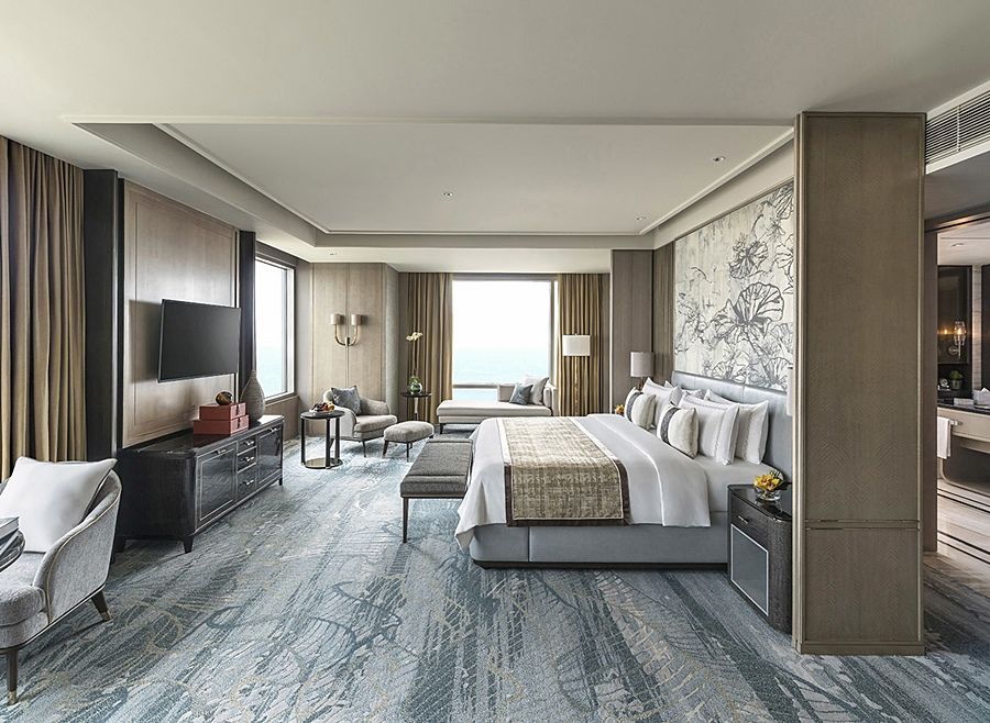 Shangri-La โคลอมโบ ภายนอก รูปภาพ A bedroom at the hotel