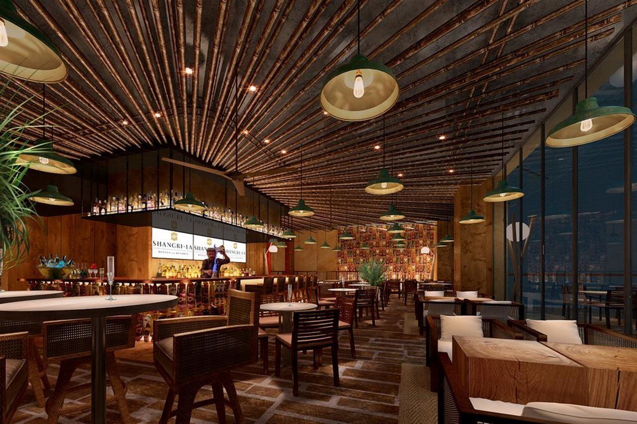 Shangri-La โคลอมโบ ภายนอก รูปภาพ Interior of the restaurant